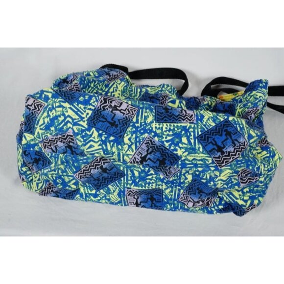 Vintage Retro 80's Reversible Tote Beach Bag Unbranded - Picture 5 of 6